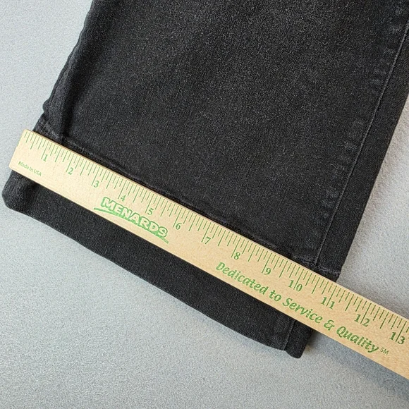 J. Crew Denim Trouser In 1996 Semi-stretch Black Wash Wide Leg Jeans sz 27 - Picture 12 of 12